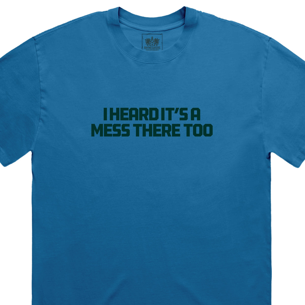 IHIAMTT Shirt (Blue) + Sticker Pack – Aesop Rock