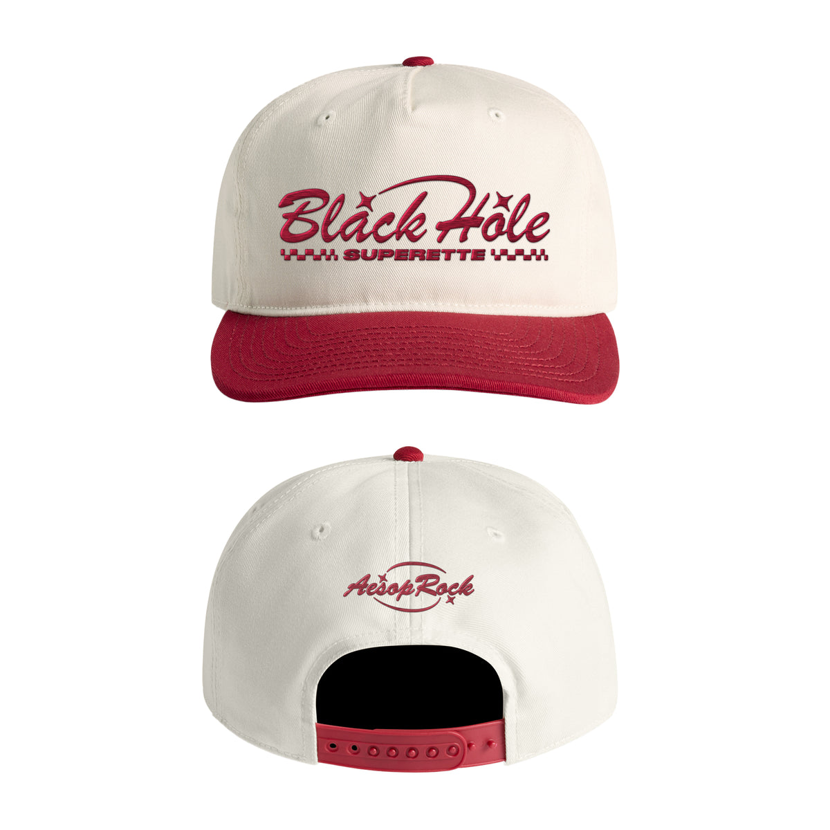 Superette Hat (Natural/Cardinal)