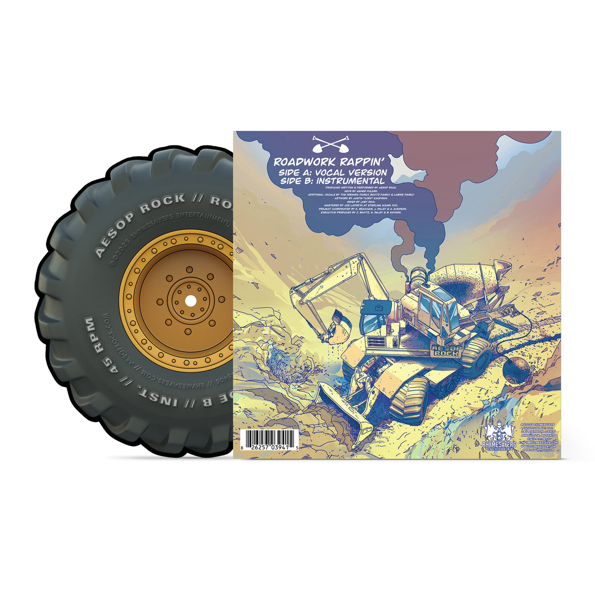 Roadwork Rappin' (Die-Cut Picture Disc 7" Vinyl)