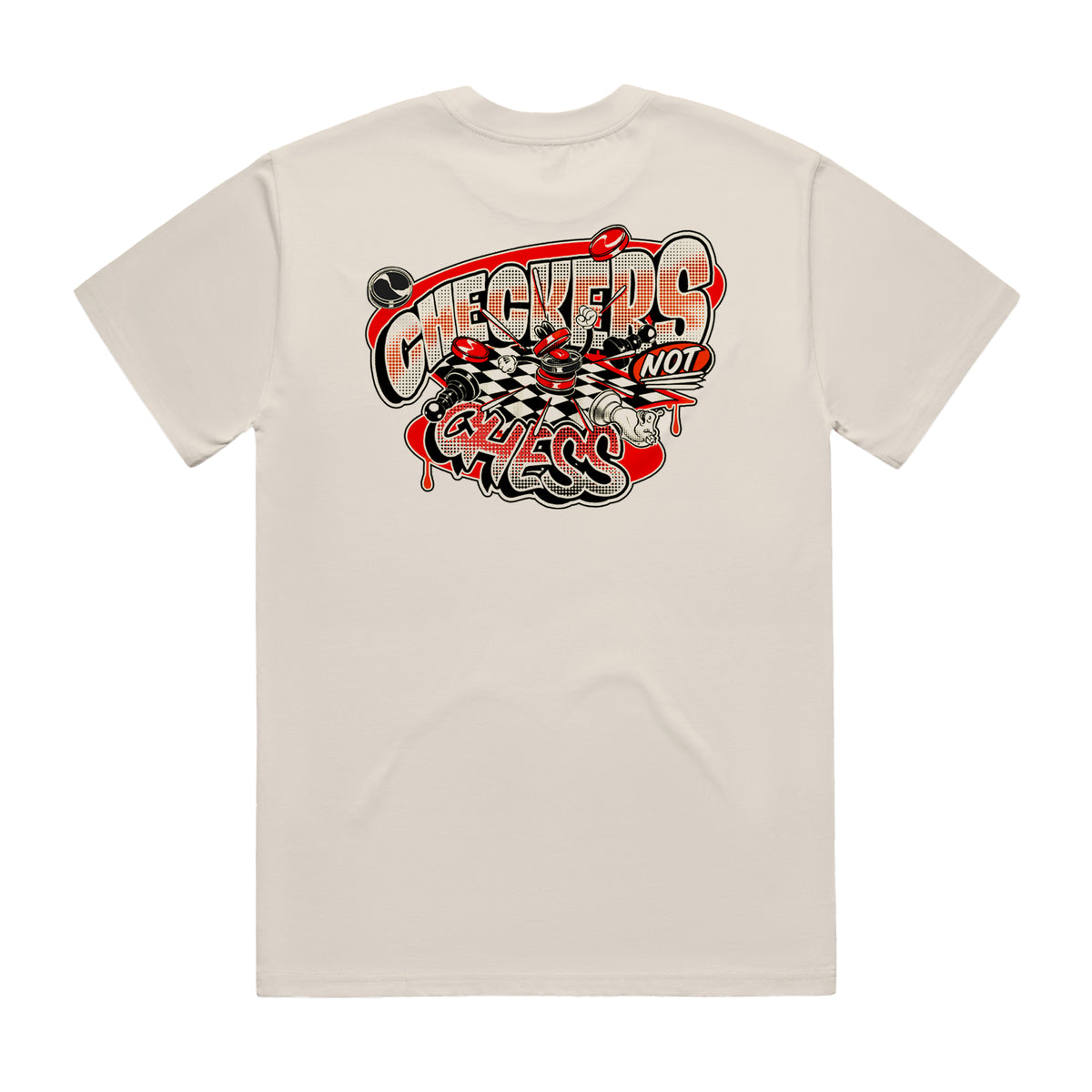 Checkers Not Chess Shirt (Ecru)
