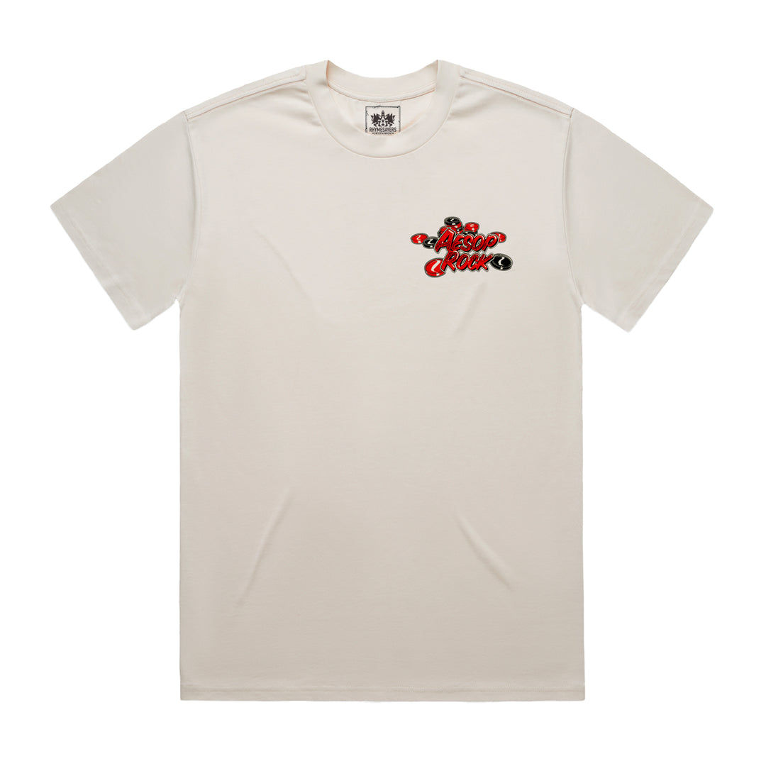 Checkers Not Chess Shirt (Ecru) – Aesop Rock