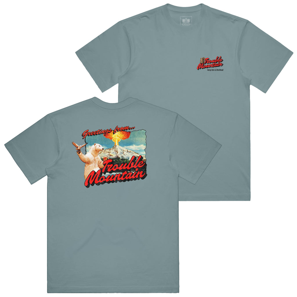 Aesop Rock x Blockhead - “Greetings” Shirt (Blue)