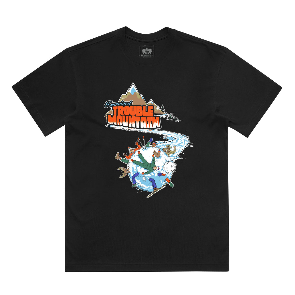 Aesop Rock x Blockhead - “I Survived” Shirt (Black)