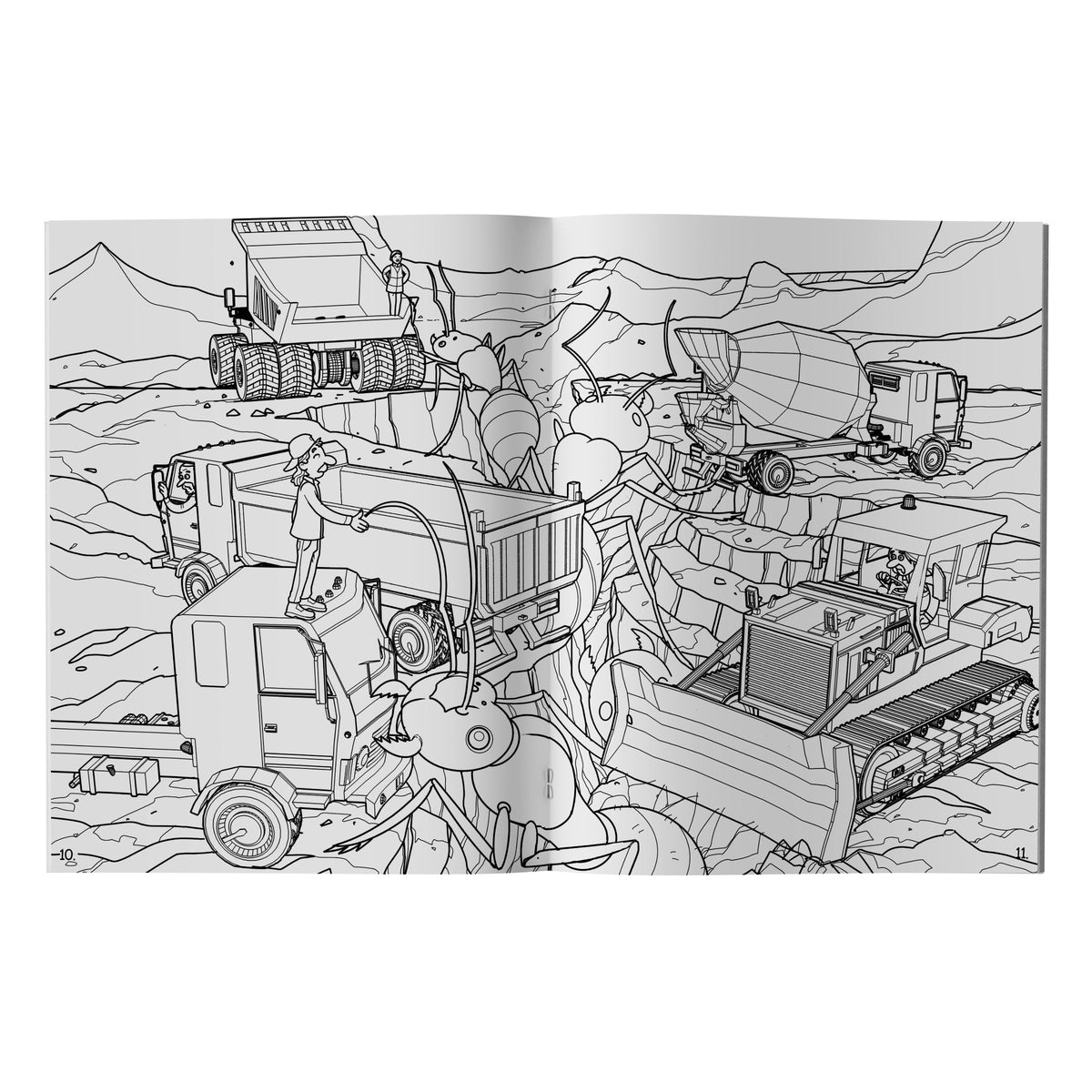 Roadwork Rappin' Coloring & Activity Book