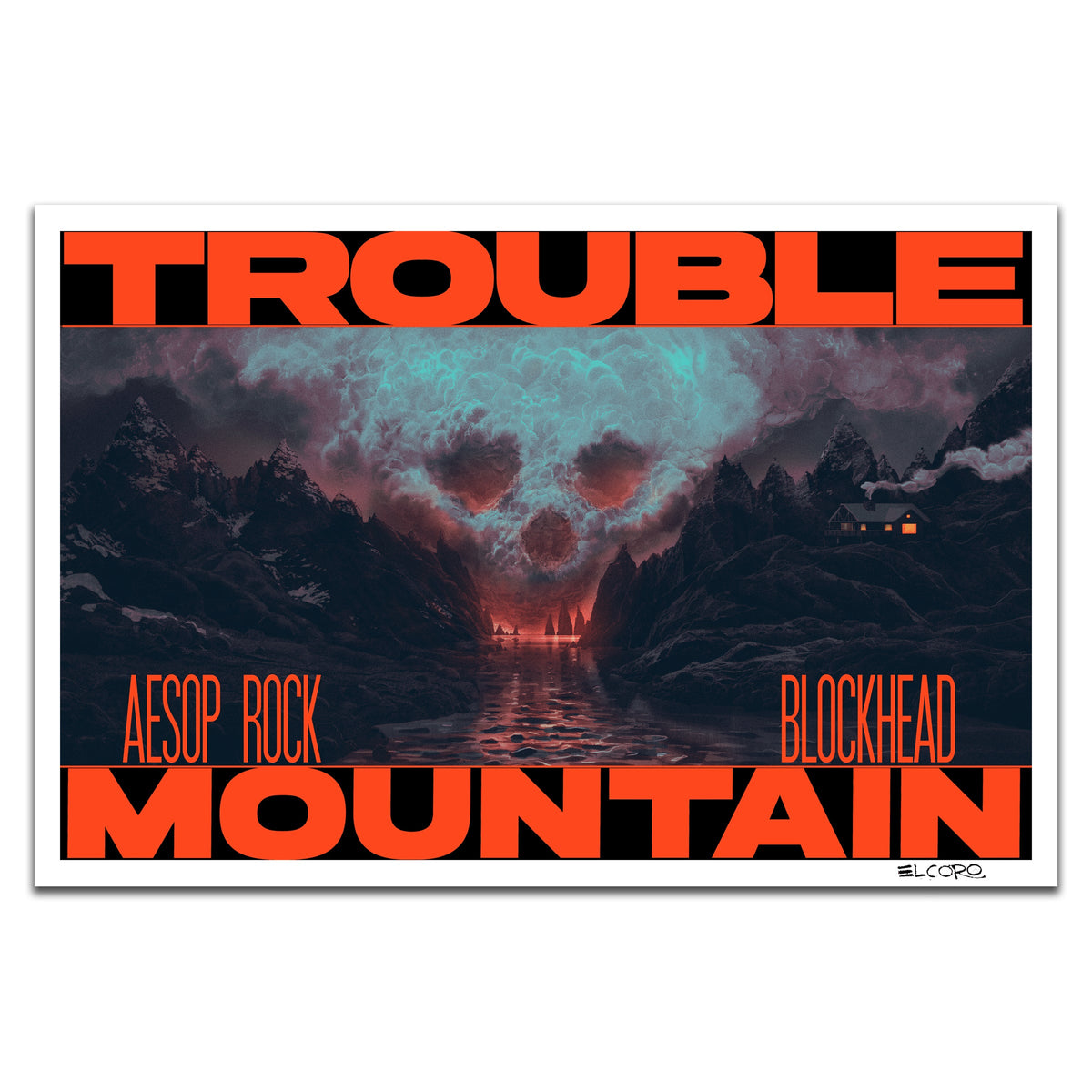 Aesop Rock x Blockhead - “Trouble Mountain” Giclée Print