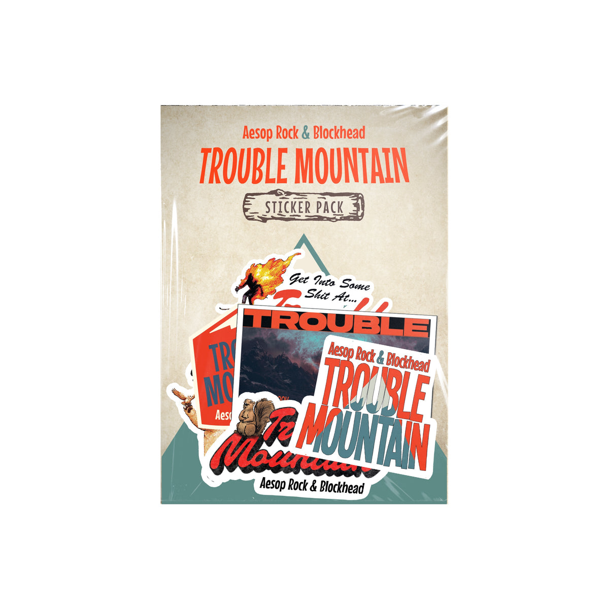 Aesop Rock x Blockhead - “Trouble Mountain” Sticker Pack