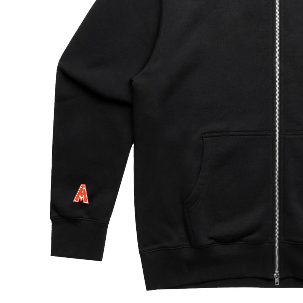 Aesop Rock x Blockhead - “Trouble Mountain” Zip Hoodie (Black)