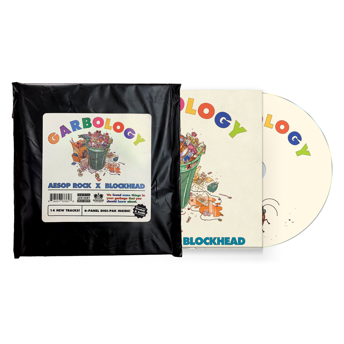 Aesop Rock x Blockhead "Garbology" (CD)