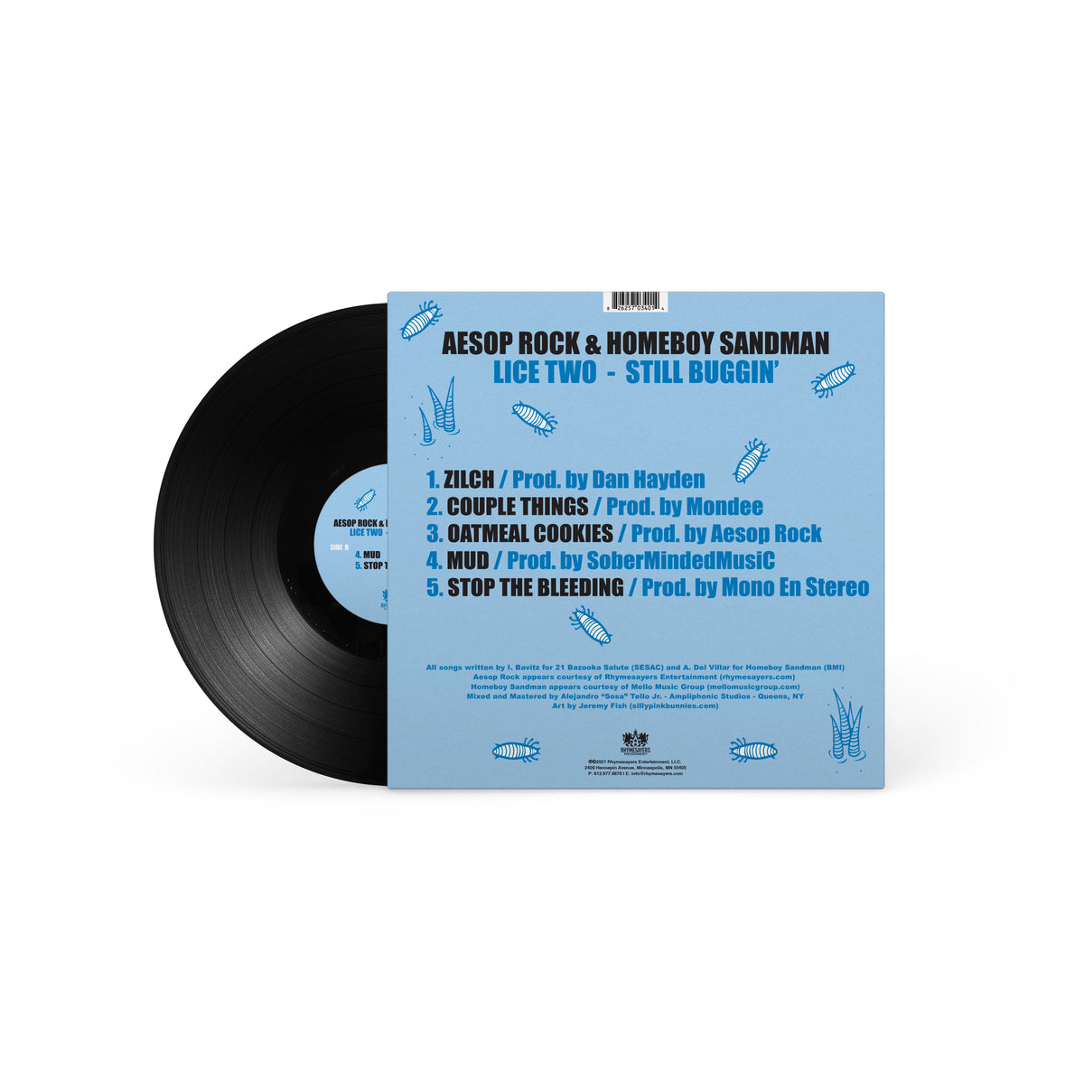Lice (Aesop Rock & Homeboy Sandman) "Vol 2: Still Buggin'"
