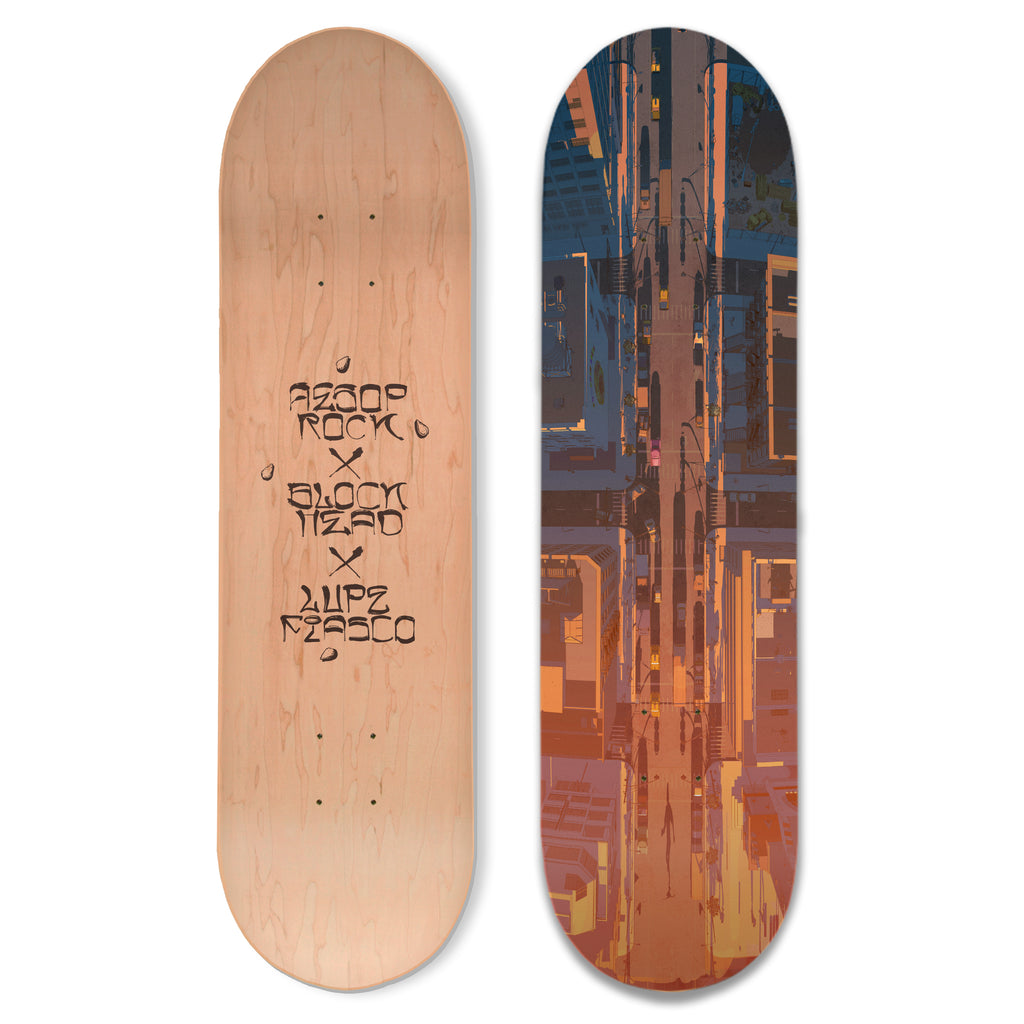 Aesop Rock x Blockhead "Pumpkin Seeds" Skate Deck