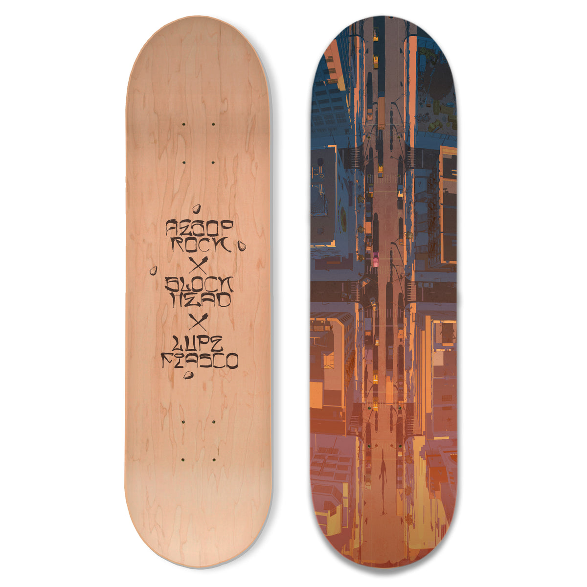 Aesop Rock x Blockhead "Pumpkin Seeds" Skate Deck