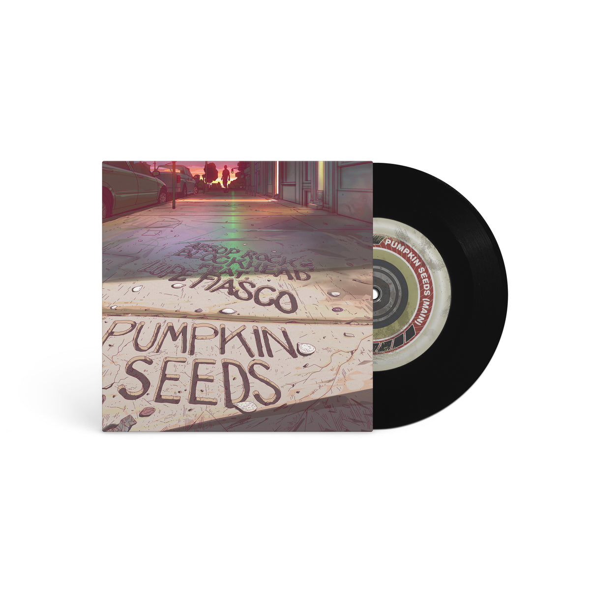 Aesop Rock x Blockhead "Pumpkin Seeds feat. Lupe Fiasco” 7" Vinyl
